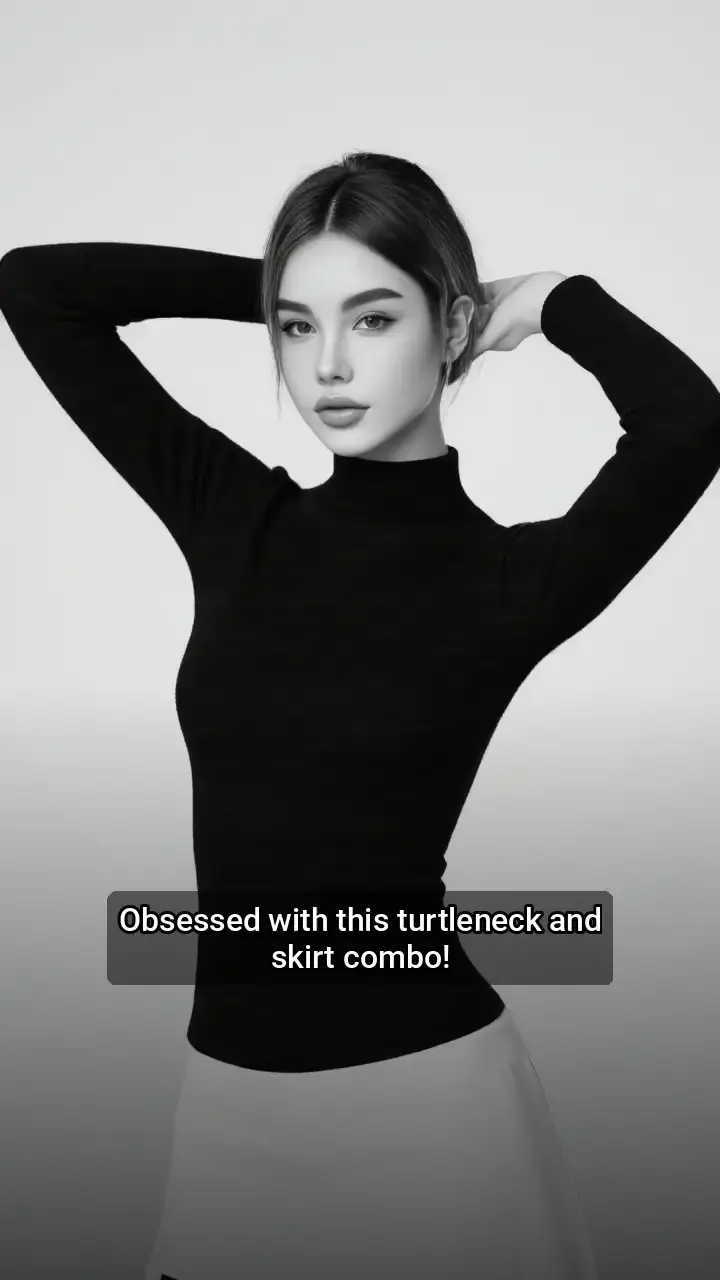 Loving this Look! 🖤🤍