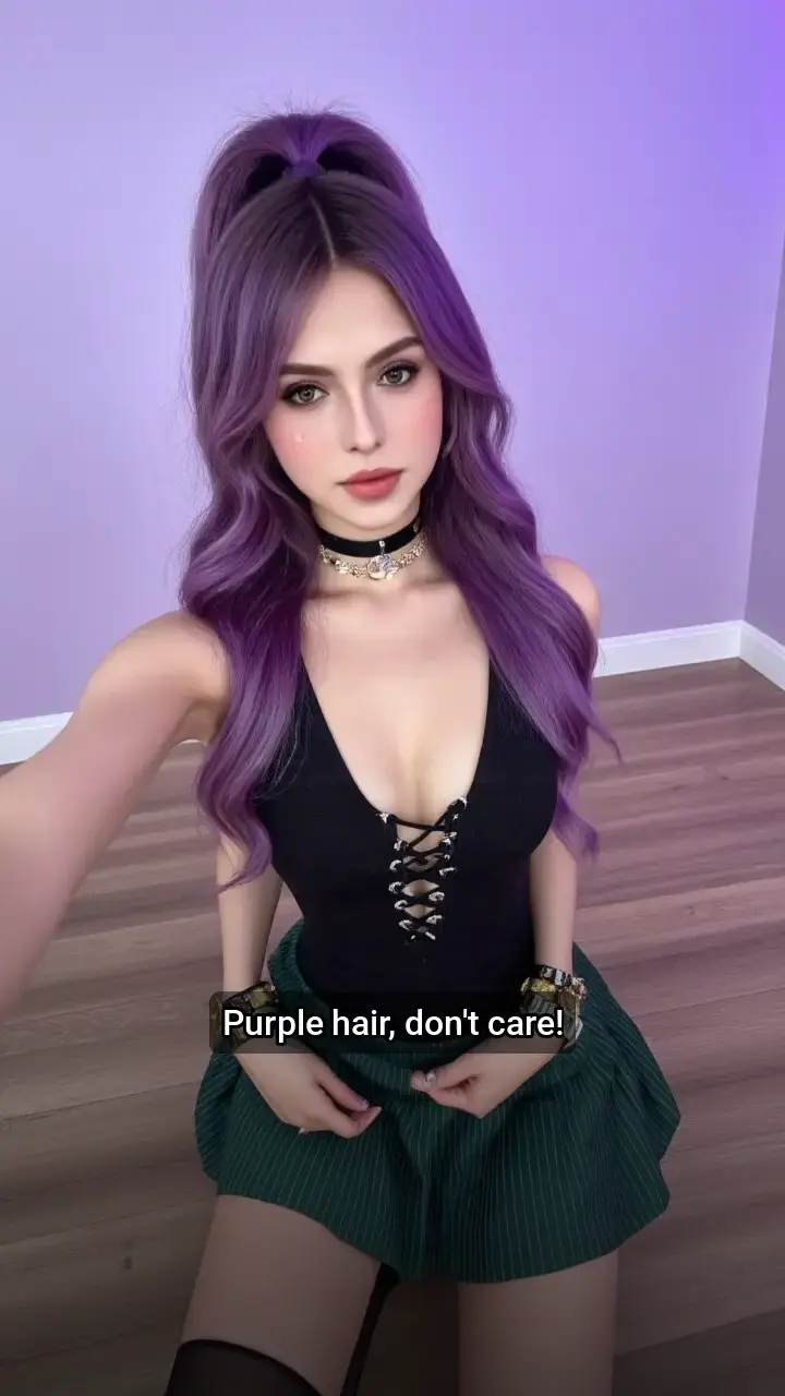Obsessed with my new look! 💜