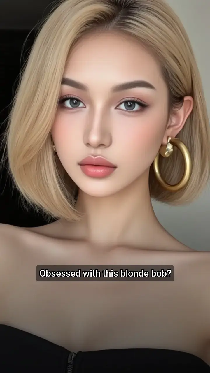Love this blonde bob? 😍
