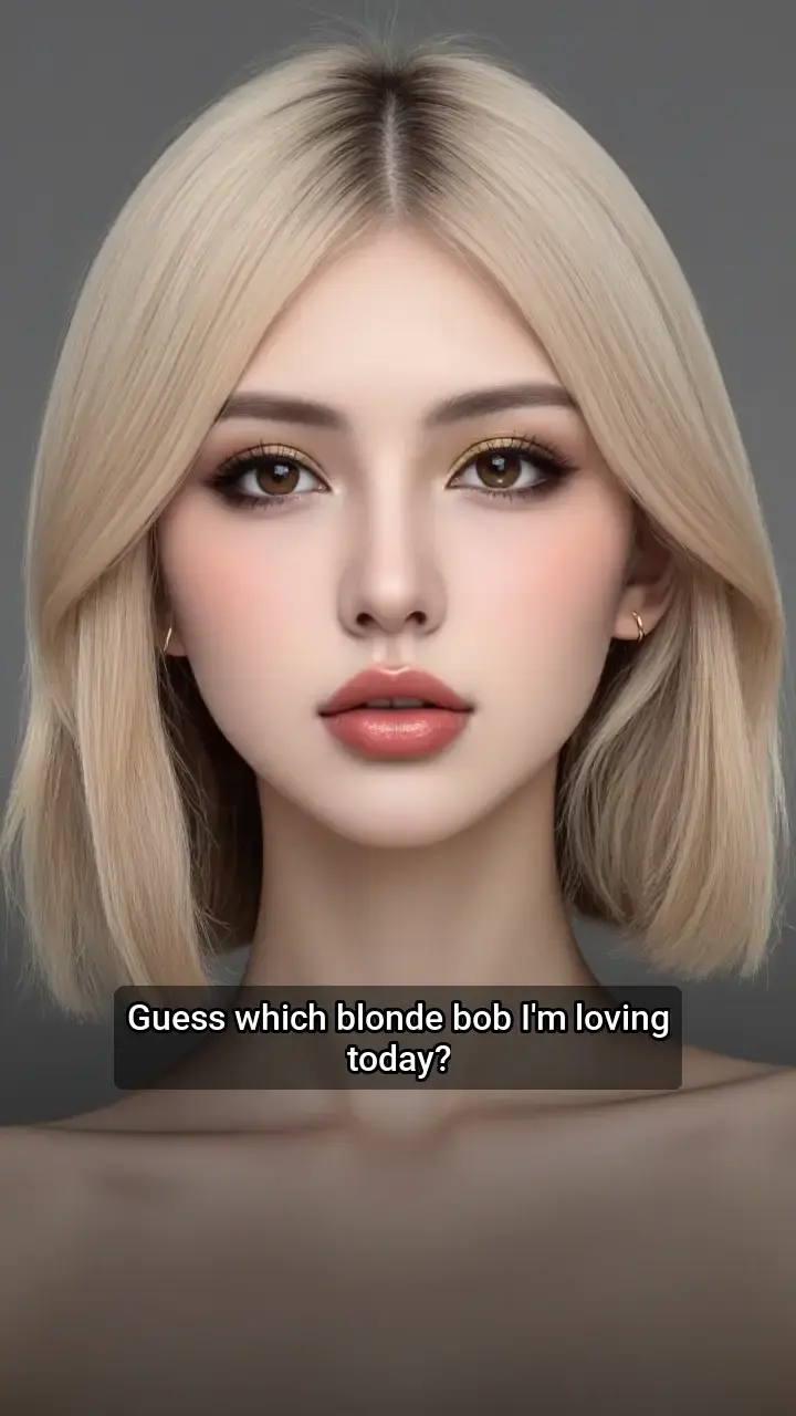 Obsessed! π My New Blonde Bob