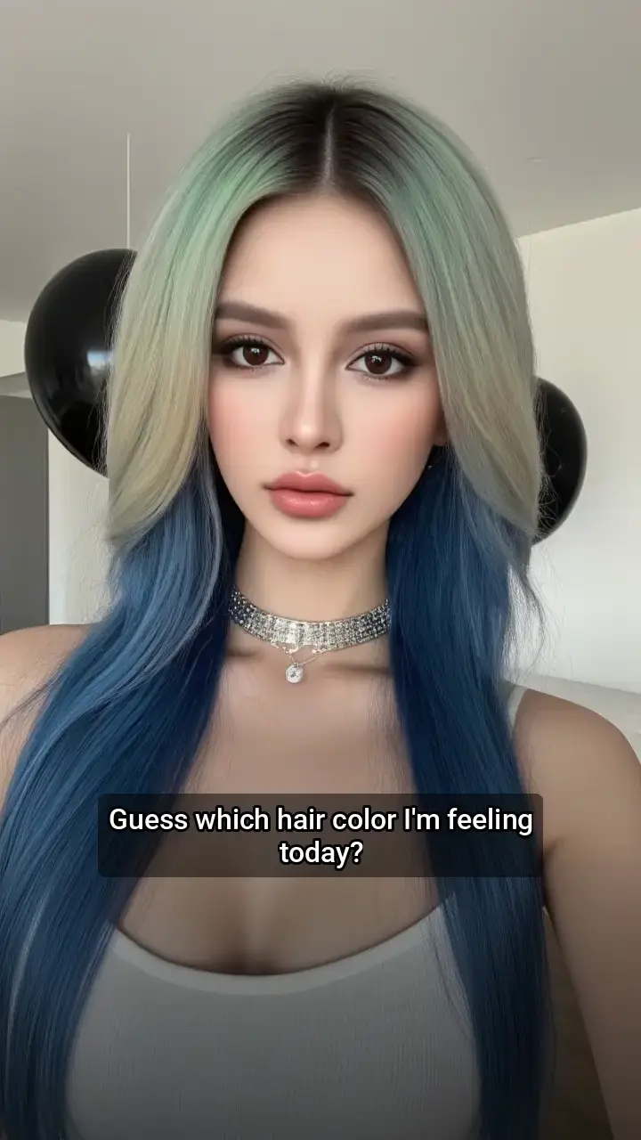 Obsessed with my new hair colors! 😍💜💙🖤