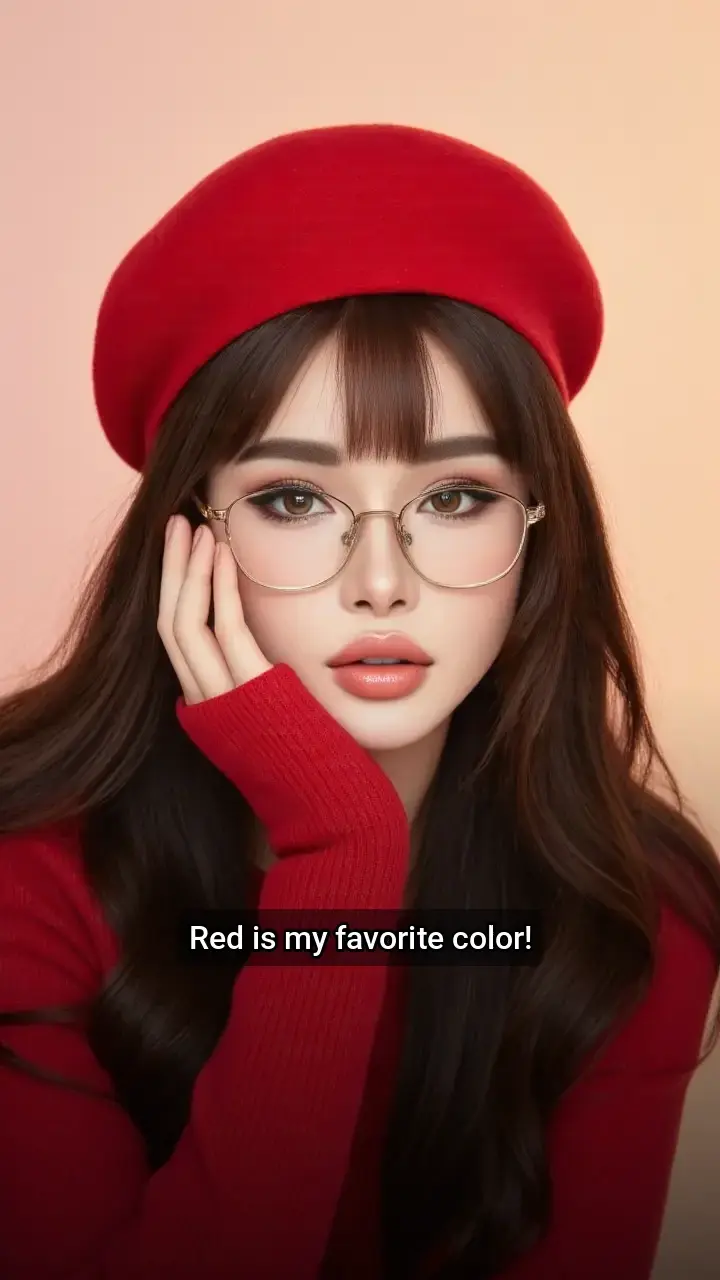 Love this red beret look! ❤️