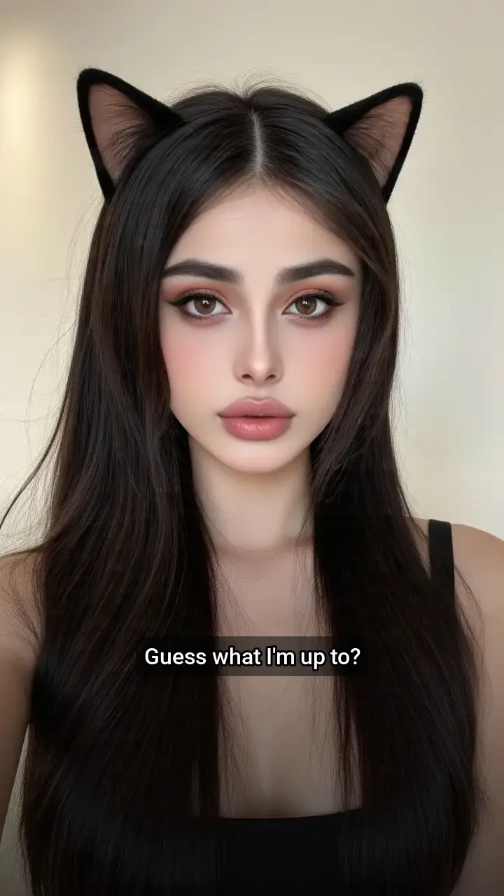 Obsessed with this cat ear look! π»