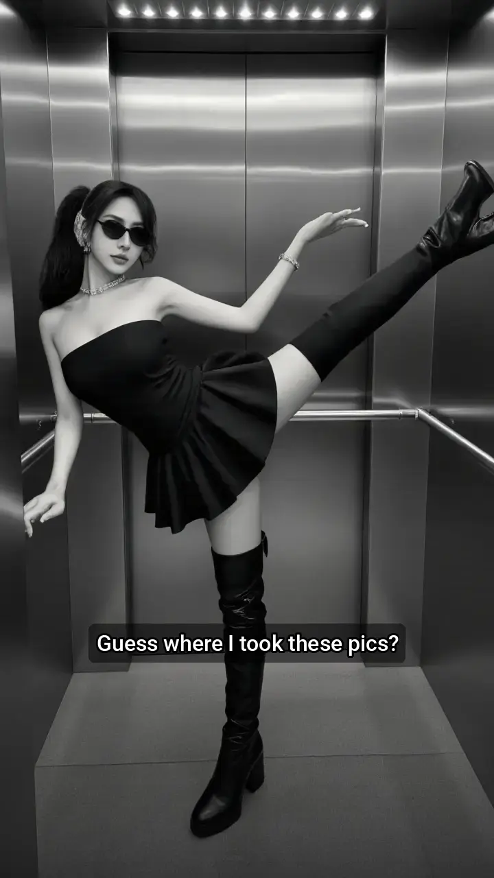 OMG! 🖤 Elevator Chic