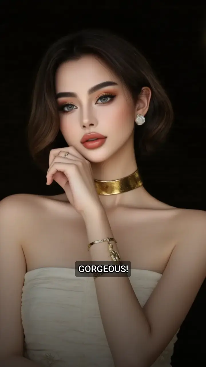 Obsessed with this gold look! ✨