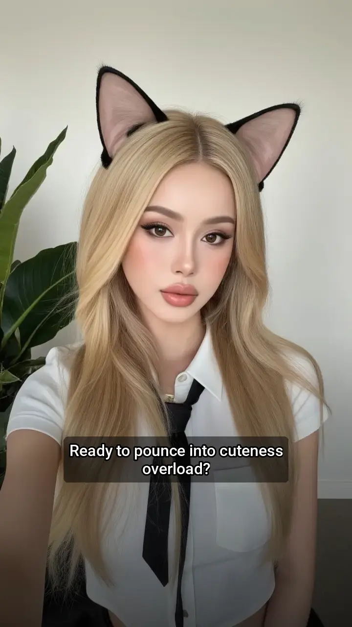 Meow! I'm feeling totally adorable in this kitty look π»