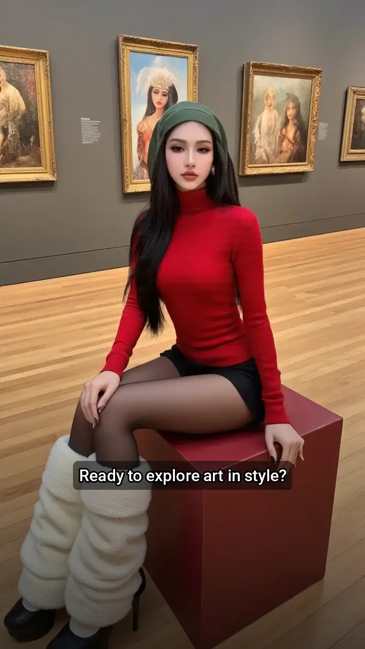 Obsessed with this museum look! β€οΈ