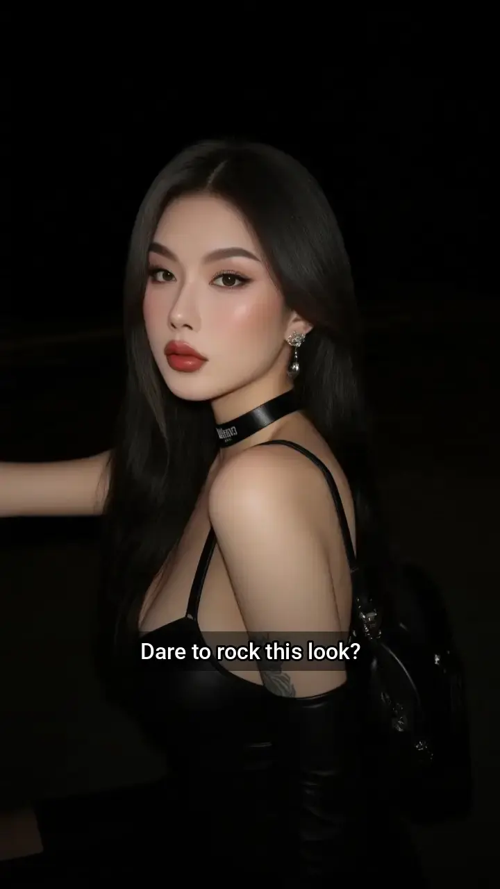 Obsessed with this look! 🖤