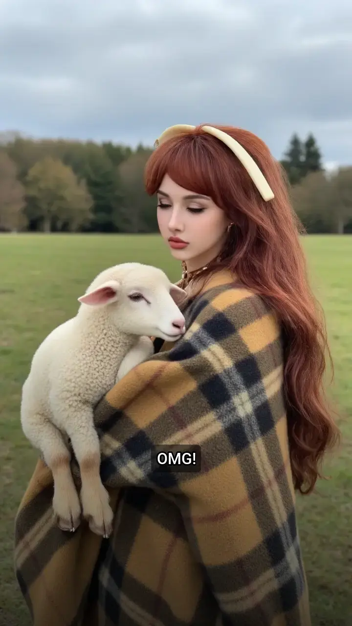 I adore this fluffy lamb! 😍