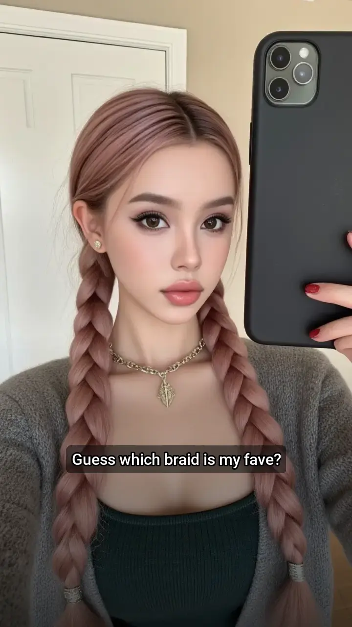 Obsessed with these braids!💖