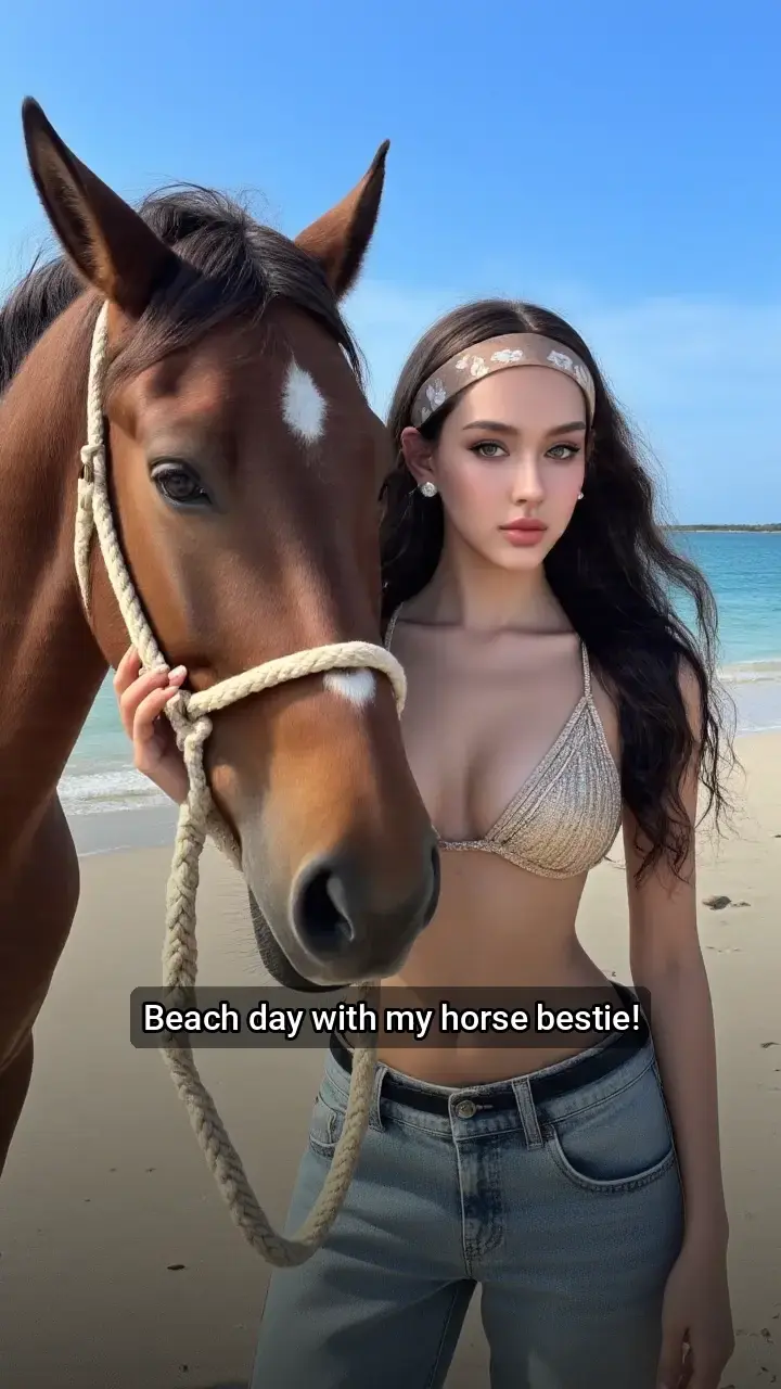 GORGEOUS Beach Day with my Horse! 🐴☀️