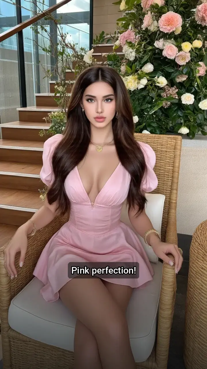 Swooning over this pink dress! 💖