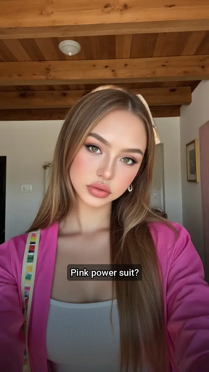 Obsessed with this pink look! π