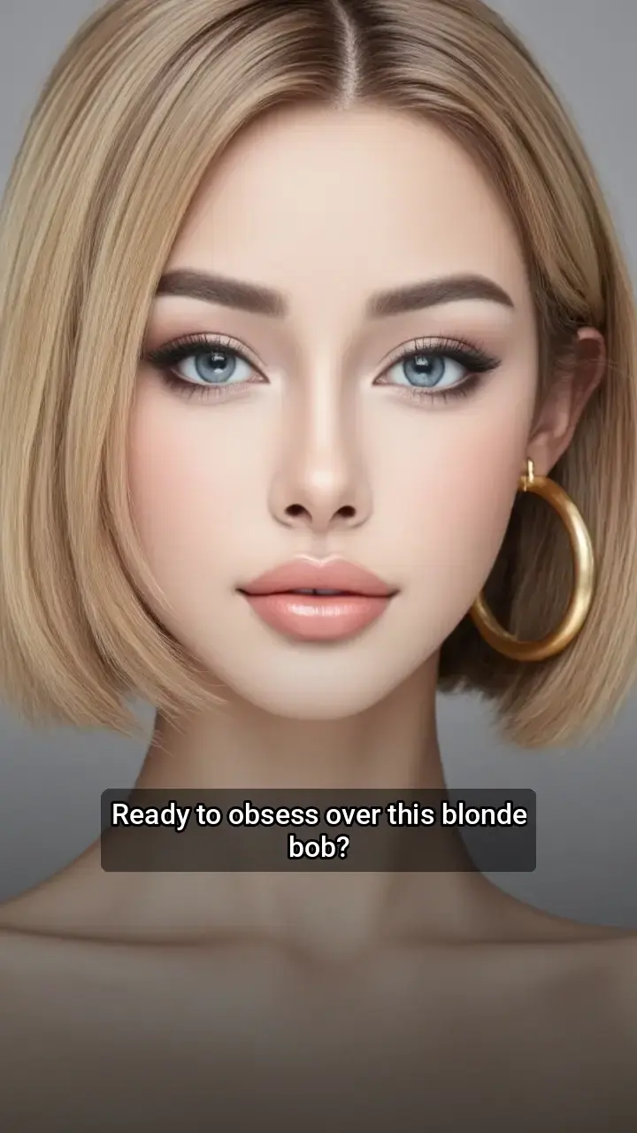 Love this blonde bob! 😍
