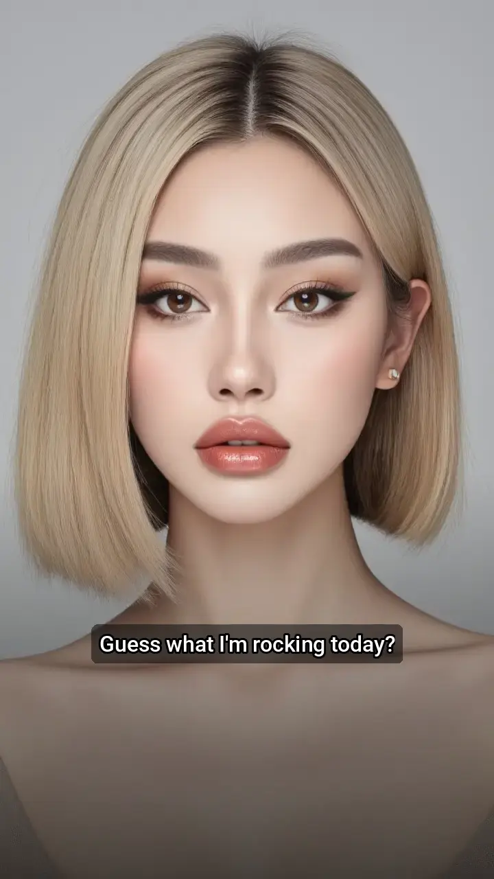 Obsessed with my new blonde bob! π