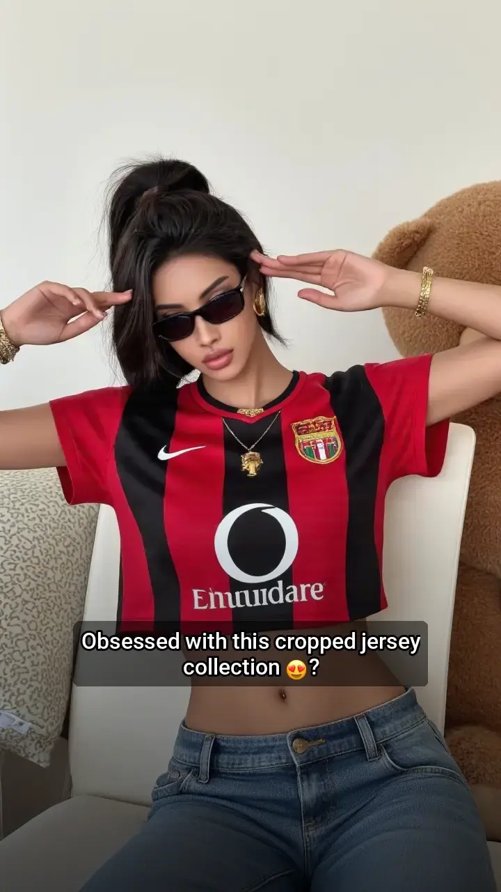 OMG! I'm crushing on these cropped jerseys! π