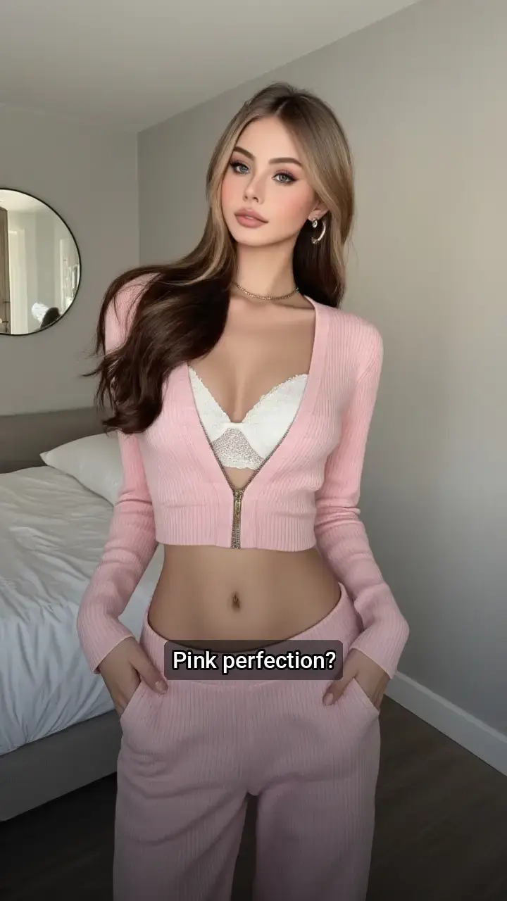 Obsessed with this pink look!π