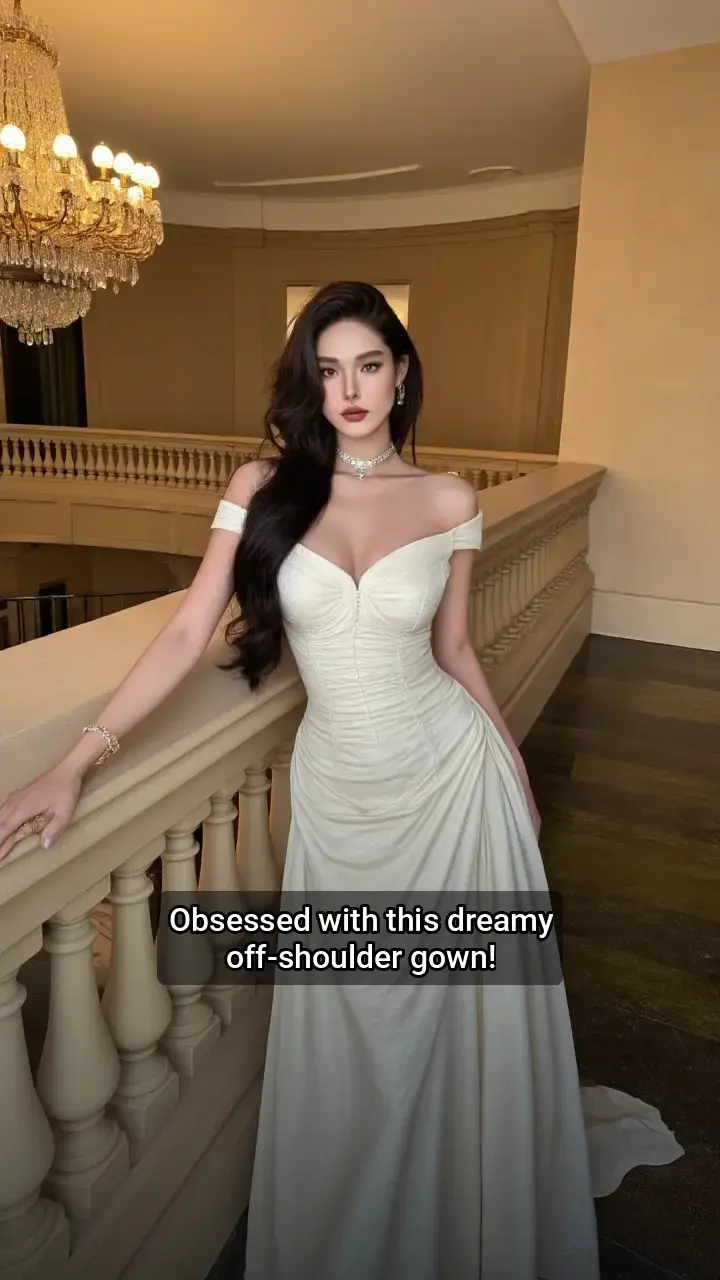 Swoon-worthy! 😍 This dress is a dream!