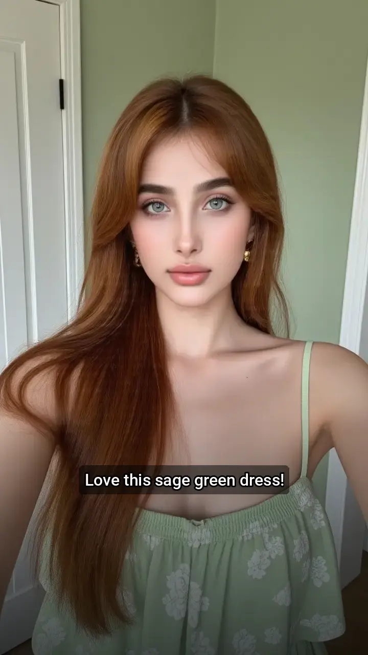 Swoon-worthy Sage Green Dress! 😍