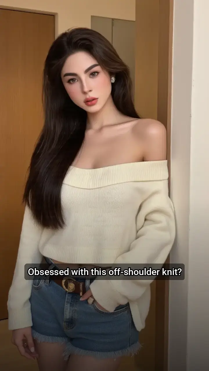 Love this off-shoulder knit! π