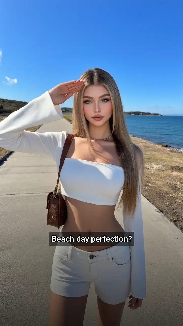 Obsessed with this beach look! 🌊