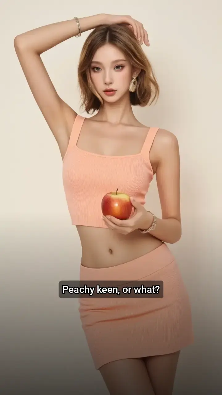 Loving this peachy look! π