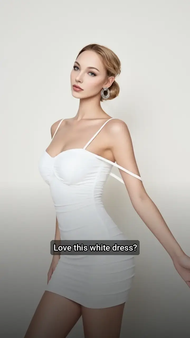 Obsessed with this white dress! π