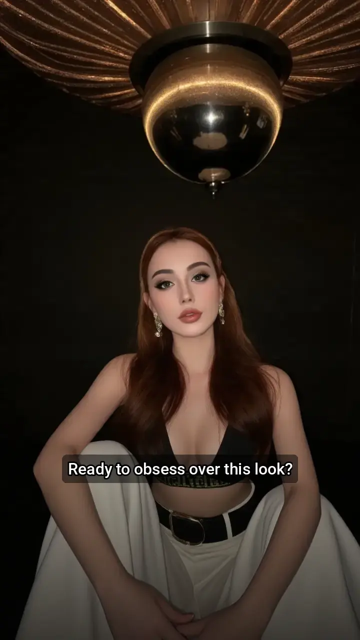 Obsessed with this look! 🖤🤍