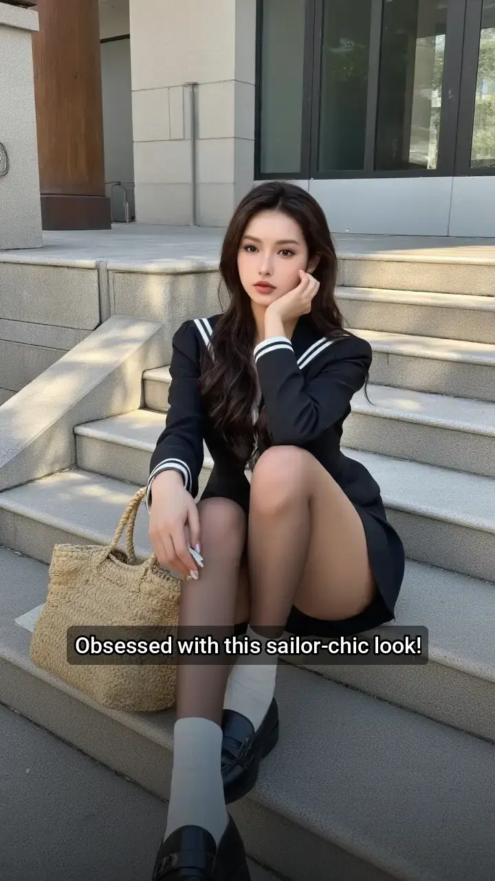 Love this sailor-chic look! π