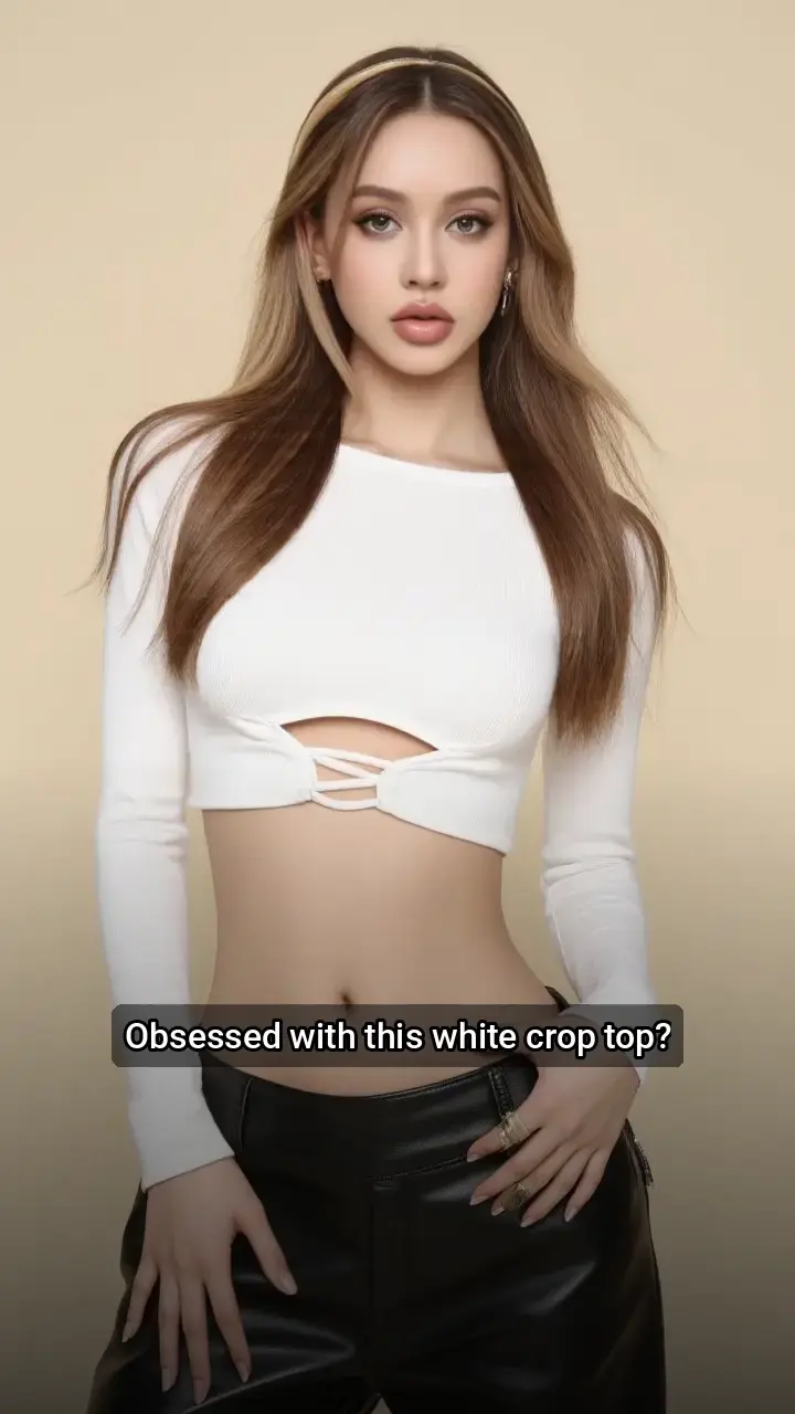 Loving this white crop top! 😍