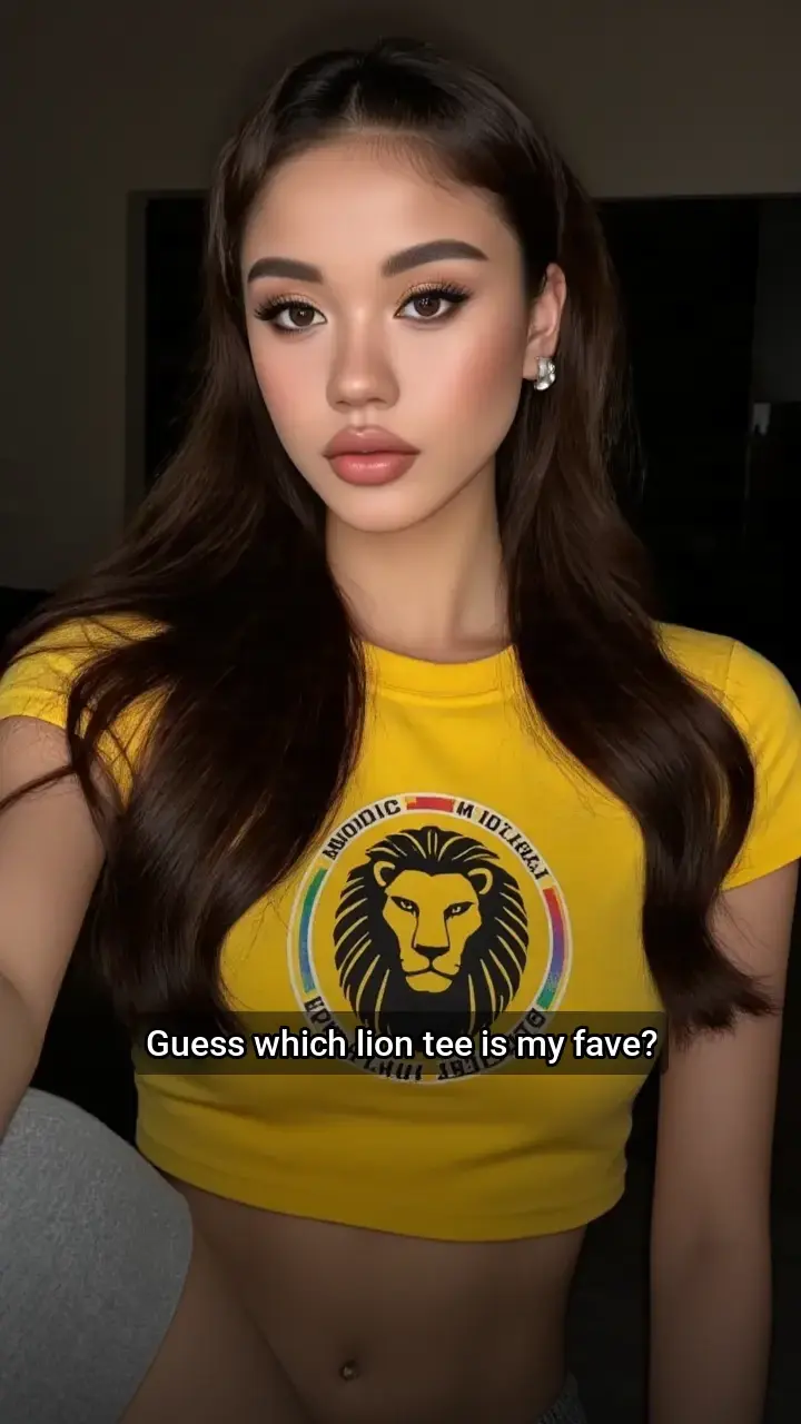 Obsessed with this yellow lion tee! 🦁💛
