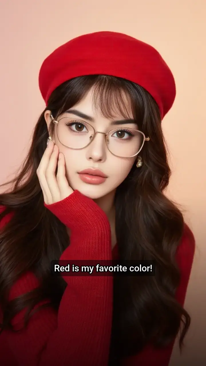 Love this red look! β€οΈ