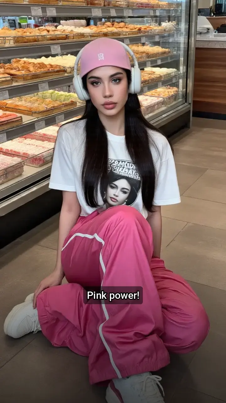 Obsessed with this pink look!π