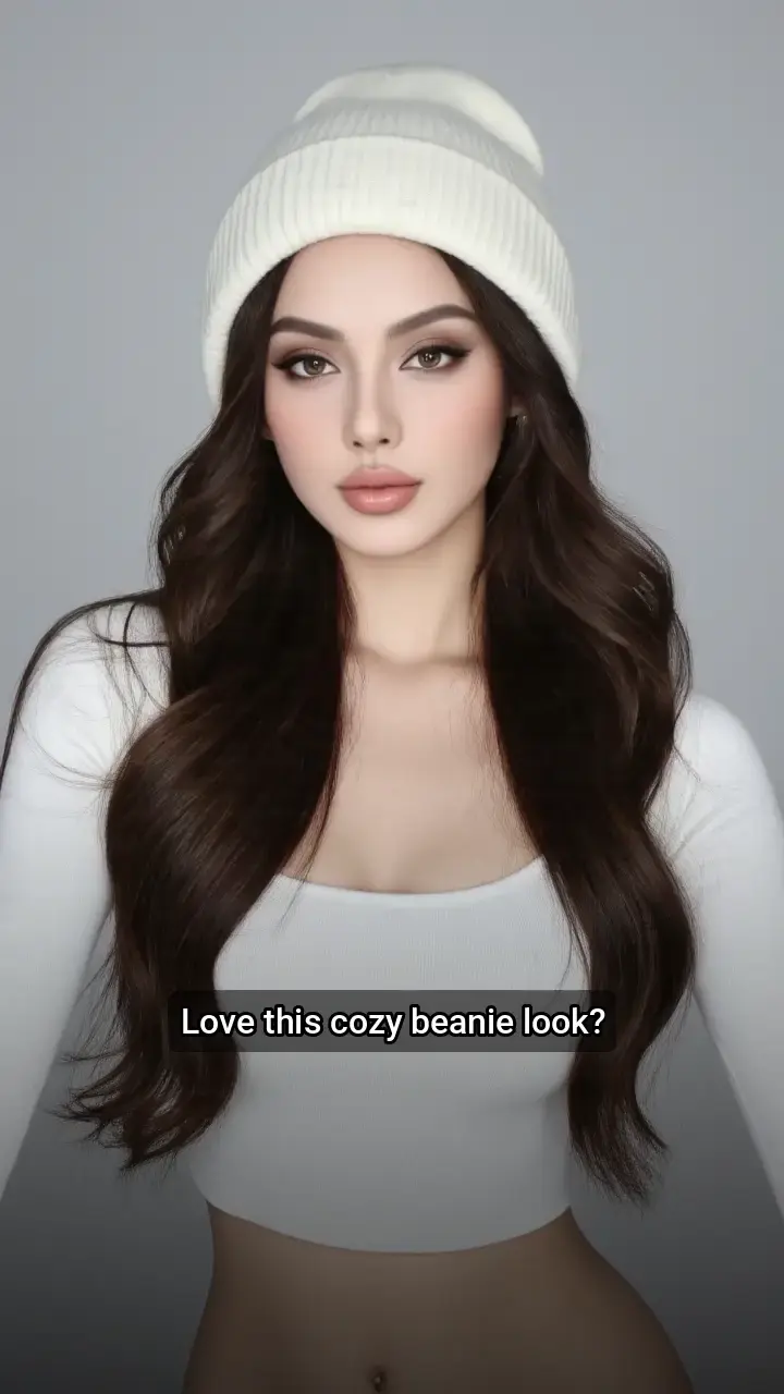 Smitten with my new beanie! π