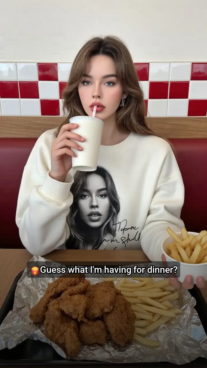Craving this creamy milkshake and crispy chicken!π