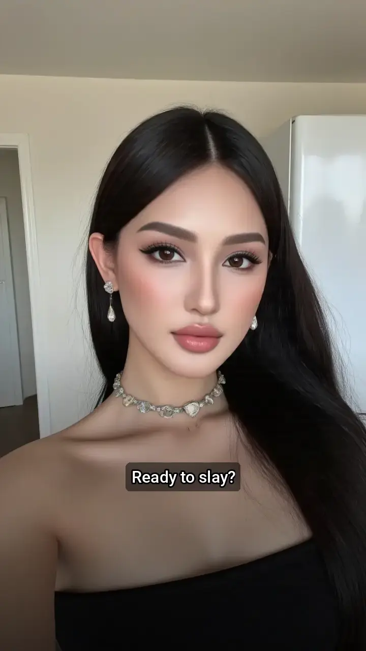 Slaying in this glam look! 😍