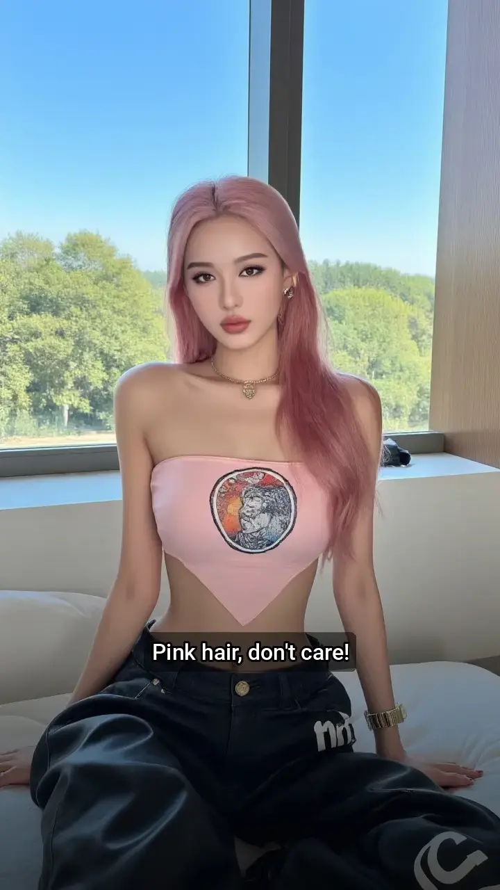 Obsessed with this pink look! π
