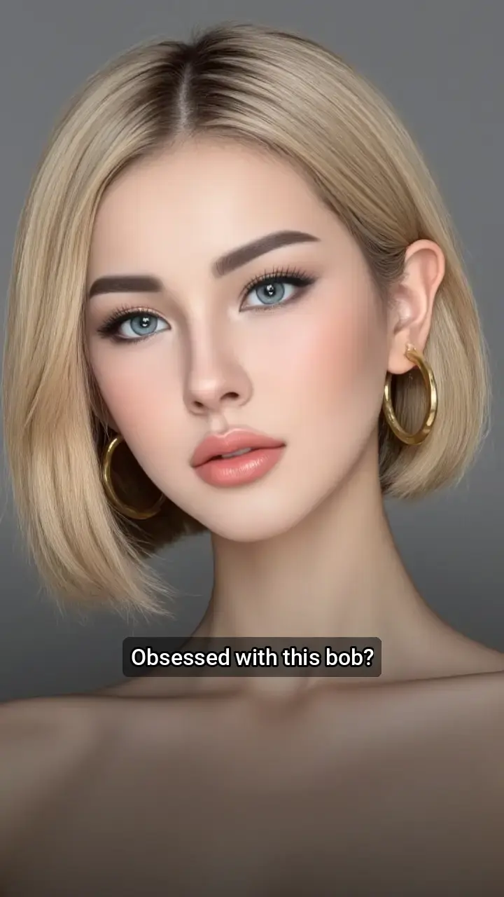 Love this blonde bob! 😍