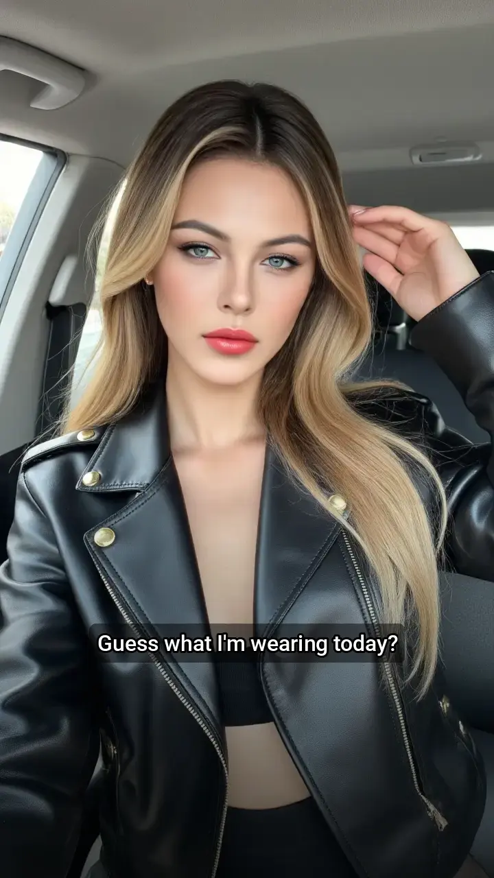 Obsessed with this leather look! 🖤
