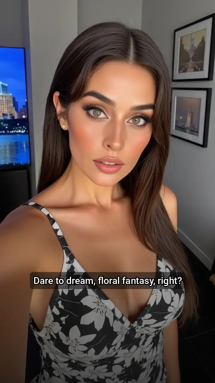 Obsessed: She's the Insnap algorithm's dream girl!