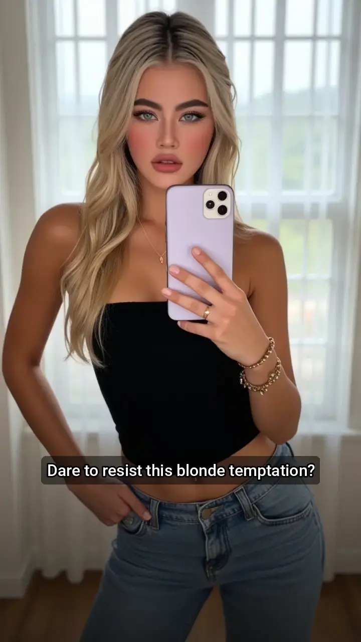 Imagine: She's from Insnap, Reality Blurs! 💫
